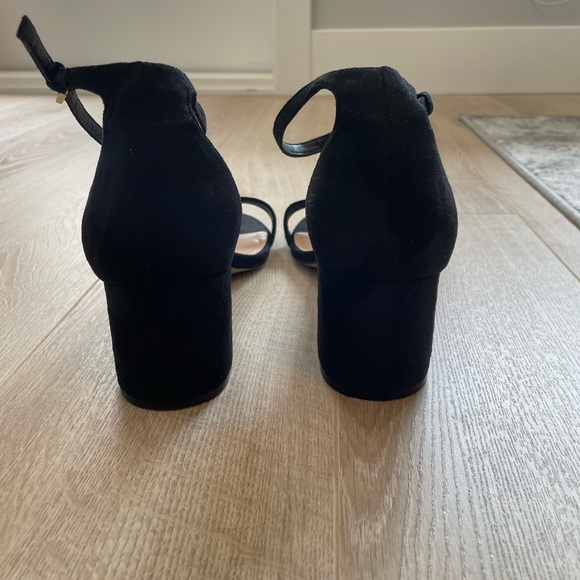 Aldo Black Suede Sandals - Picture 4 of 5